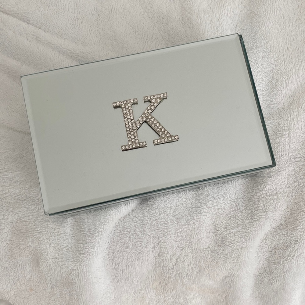 silver mirror badazzled K box